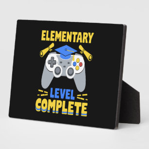 Elementair niveau Complete Gaming Gamer Afstuderen Fotoplaat