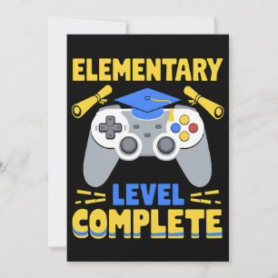 Elementair niveau Complete Gaming Gamer Afstuderen Kaart