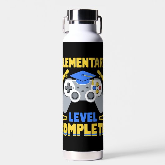 Elementair niveau Complete Gaming Gamer Afstuderen Waterfles (Voorkant)