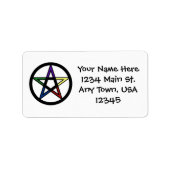 Elementair pentacle etiket (Voorkant)