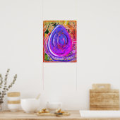 Elementair symbool Ether Meditatiehulp Tattva Poster (Keuken)