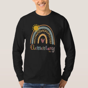 Elementair team terug naar school regenboog Kinder T-shirt