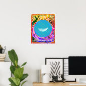 Elementair water in lucht meditatie hulp Tattva Poster (Thuiskantoor)