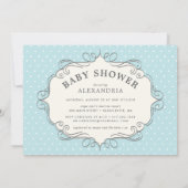 Élémentaire Bébé Éléphant | Invitation Baby Shower (Dos)