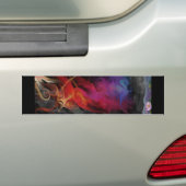 Elementaire draken bumpersticker (Op auto)
