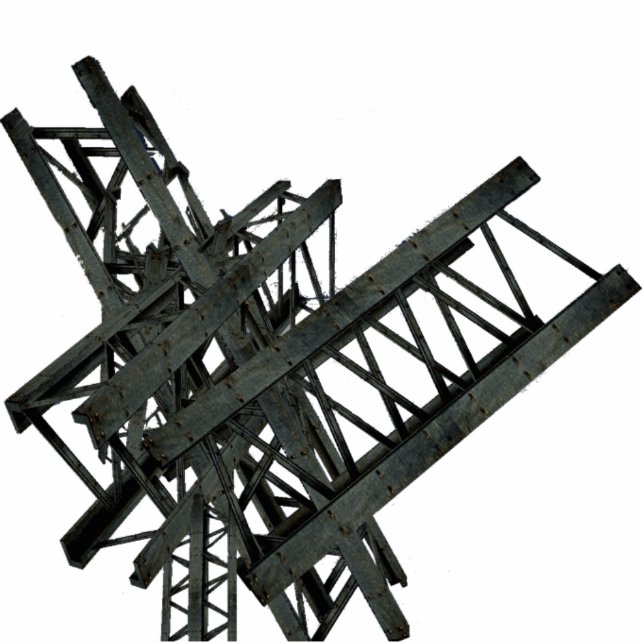 Elementaire Emperator Cutout Staand Fotobeeldje (Voorkant)