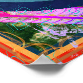 Elementaire ether binnen luchtmeditatiehulp Tattva Poster (Hoek)