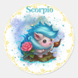Elementaire hedgehog-scope Schorpioen Sticker