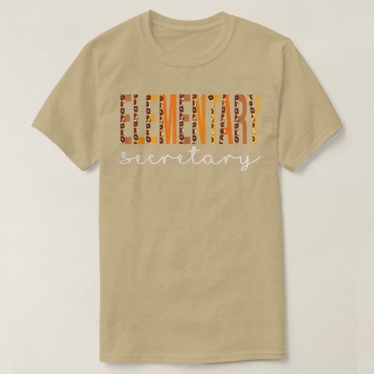 Elementaire Herfst van de secretaris-generaal Autu T-shirt (Design voorkant)