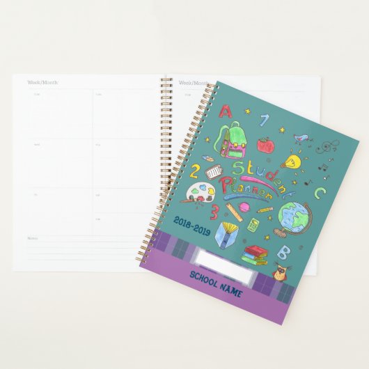 Elementaire leerlingenplanner - Doodle Planner (Display)