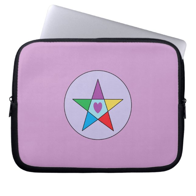 Elementaire liefde laptop sleeve (Voorkant)