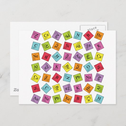 Elementaire periode briefkaart (Voorkant / Achterkant)