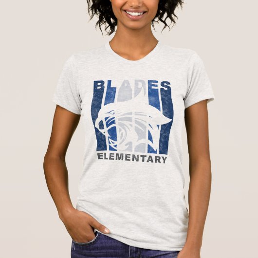 Elementaire school voor bladereproductie t-shirt (Voorkant)