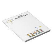 Elementaire schoolpsycholoog Note pad Notitieblok (Schuin)