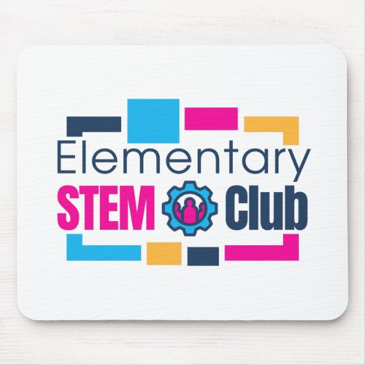 Elementaire STEM Club Logo Muismat (Voorkant)