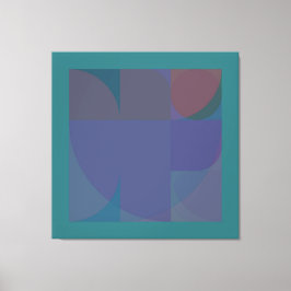 Elementaire stemming 18 canvas afdruk