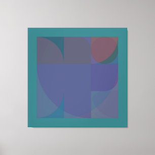 Elementaire stemming 18 canvas afdruk