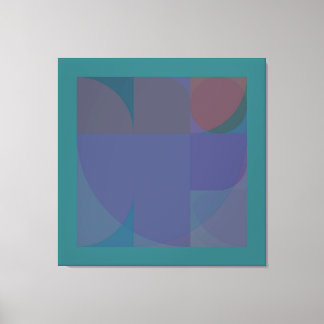 Elementaire stemming 18 canvas afdruk