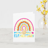 Elementaire student bye scholen uit afgelopen CL z Kaart (Gele Bloem)