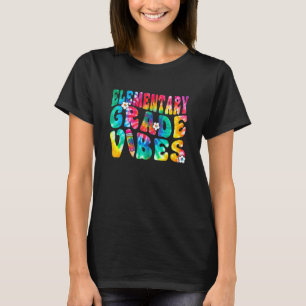Elementaire Vibe Eerste Dag Terug Naar School Tie  T-shirt