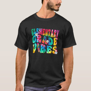 Elementaire Vibe Eerste Dag Terug Naar School Tie  T-shirt
