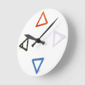 Elemental Alchemy Symbols Ronde Klok (Hoek)