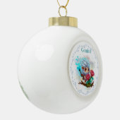 Elemental Tweelingen Sneeuwvlok ingelijst Ornament (Links)