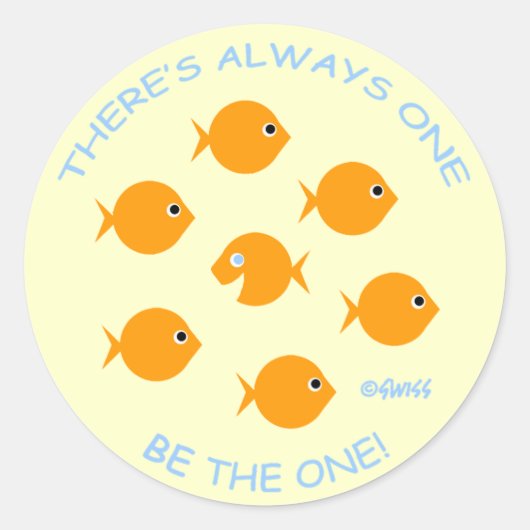 Elementary Classroom High Achiever Aanmoediging Ronde Sticker (Voorkant)