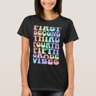Elementary Grade Vibes Teacher Shirt - Eerste dag