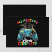 Elementary Level, een complete gamer voor Afstuder Kaart (Voorkant / Achterkant)