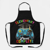 Elementary Level, een complete gamer voor Afstuder Schort (Voorkant)