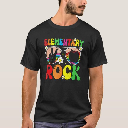Elementary Rocks Team Elementary Groovy Back To Sc T-shirt (Voorkant)