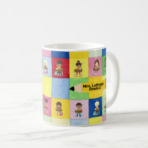 Elementary School Class Kinderen Custom Teacher Koffiemok