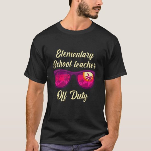 Elementary school class teacher off duty teacher t-shirt (Voorkant)