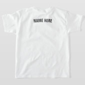 Elementary School Field Day gepersonaliseerd T-shirt (Laag Achter)