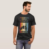 Elementary School Level Unlocked VideoGame BacktoS T-shirt (Voorkant volledig)