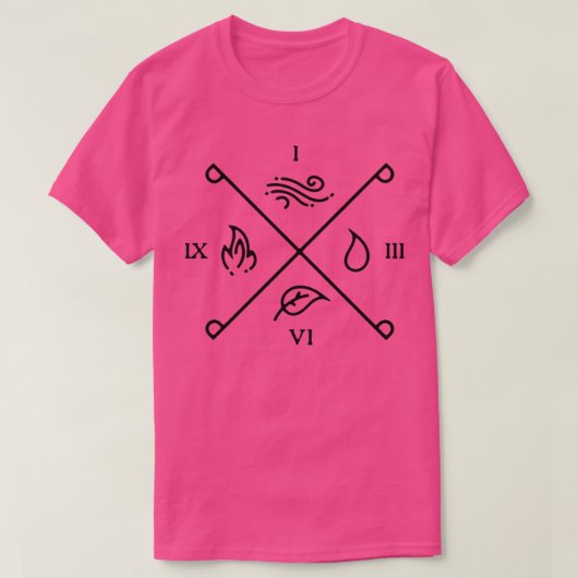 Elementen 2 Klassieke TShirt (Design voorkant)