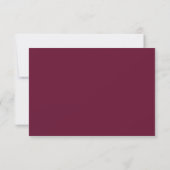  elementen bordeaux typografie RSVP-kaart RSVP Kaartje (Achterkant)