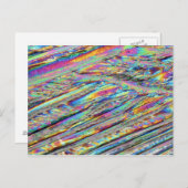 Elementen/magnesium onder de microscoop briefkaart (Voorkant / Achterkant)