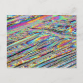 Elementen/magnesium onder de microscoop briefkaart (Voorkant)