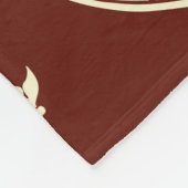  elementen op een donkere achtergrond fleece deken (Hoek)