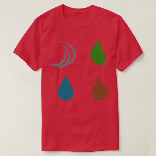Elementen T-shirt (Design voorkant)