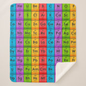 Elementen van de Periodic Table Sherpa Blanket Sherpa Deken (Voorkant)