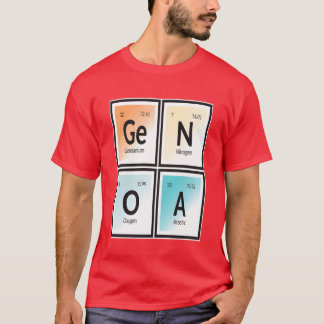 Elementen van Genoa City grappig T-shirt