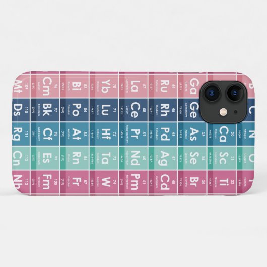 Elementen van het Periodieke Tabelpatroon Case-Mate iPhone Case (Achterkant (horizontaal))