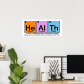 Elementen van het Poster van de gezondheid (Thuiskantoor)
