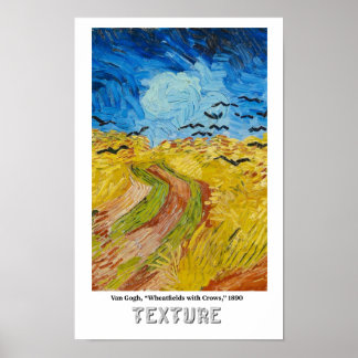 Elementen van Kunst - Textuur met Van Gogh Poster