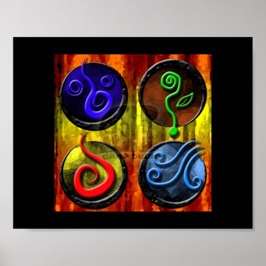 elementen van magisch Poster (Voorkant)