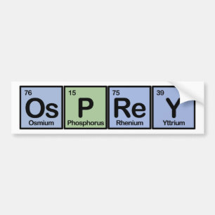 Elementen van Osprey Bumpersticker