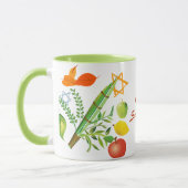 Elementen van Sukkot Mok (Links)